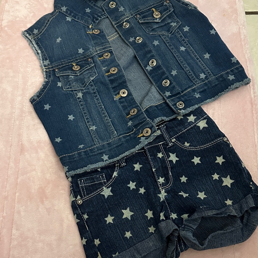 Jordache Blue Star Denim Kids Matching Set